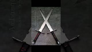 Split Crossguard Short Sword