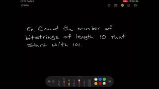 Counting Bitstrings Example 2