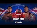 RIYADH SEASON CARD: ANTHONY JOSHUA VS. DANIEL DUBOIS WEIGH IN LIVESTREAM