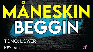 Måneskin - Beggin - Karaoke Instrumental - Lower