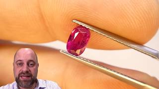 SOLD - 1.01 ct Cushion Ruby GIA Certified Burma - GIAR0280