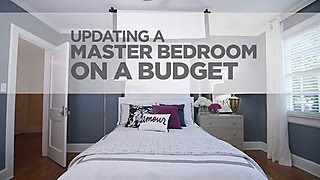 Budget Decorating a Sophisticated Master Bedroom | At Home Tips | HGTV