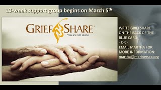 GriefShare - Grief Recovery Program at Mariners Community Church