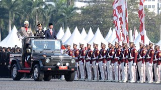 Presiden Jokowi Pimpin Upacara Peringatan ke-73 Hari Bhayangkara, Jakarta, 10 Juli 2019