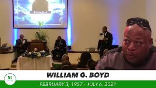 Memorial Service for William Gene Boyd