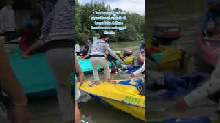 Laka speed boat di tarakan