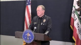 Media Availability with LAPD Chief McDonnell - February 25 2024