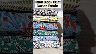 Pura Cotton Fabric Indian Hand block print Fabric #Fabric #Cottonfabric #Handblock #handblockprinted