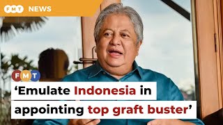 Emulate Indonesia in appointing top graft buster, says ex-law minister