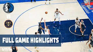 Kyrie Irving (24 points, buzzer-beater) Highlights vs. Denver Nuggets | 3/17/24