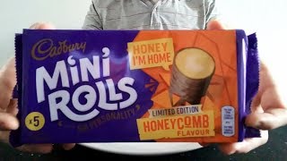 Cadbury's Limited Edition Honeycomb Mini Rolls Review