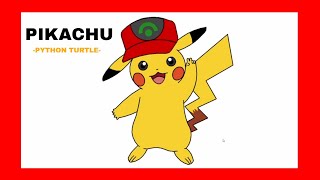 Draw Pikachu Using Python | Python Turtle Graphics #14 : Pikachu Part 2