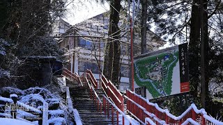 [富山]上市町 大岩山日石寺・千巌渓の雪景色[EOS R5 UHD 8K 顔声曲無] - Oiwasan Nissekiji Temple