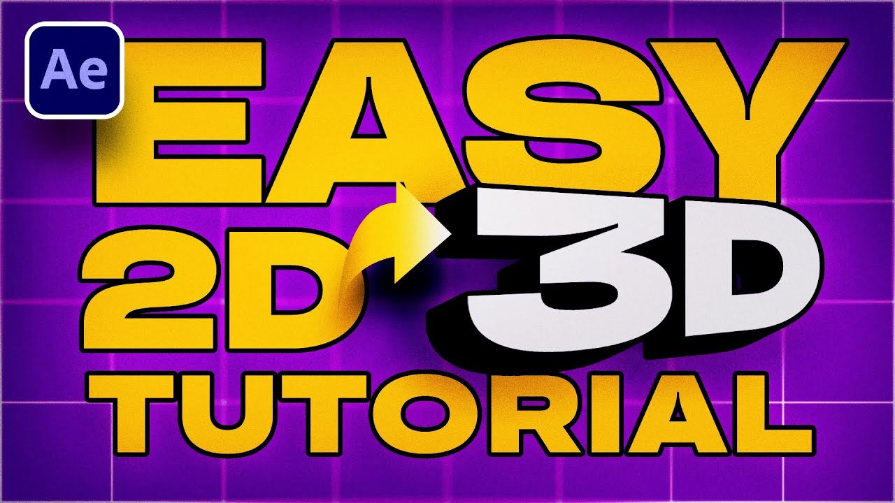 Easy 2d To 3d In After Effects Youtube