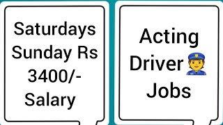 part-time job acting driver job call driver saturday sunday free job freedom