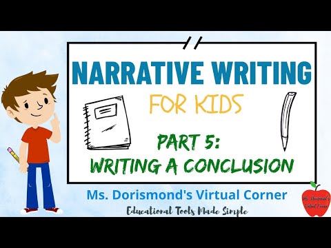 What is a conclusion in a story?