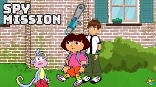 Dora and Ben 10 on a Spy Mission » TS S2 [Ep.5] » vikram spoof » dora buji in tamil ,ben 10,shinchan