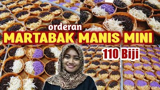 ADA ORDERAN 110 BIJI MARTABAK MANIS MINI #dailyvlog #martabakmanis #idejualan