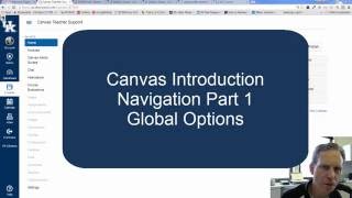 Canvas: Intro 1 - Global Navigation