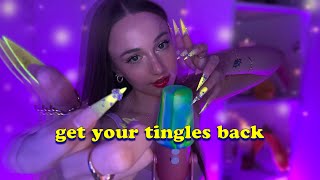 CLICK to get your TINGLES BACK ☆💫 unpredictable + delayed ASMR to CURE ur tingle immunity ☆💫😴