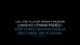 Lungi Dance Karaoke | Chennai Express | Hindi Song Karaoke Track