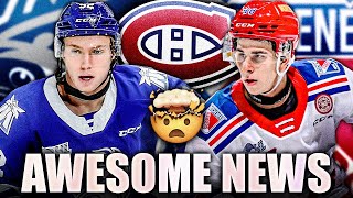 AWESOME HABS NEWS: OHL UPDATE W/ OWEN BECK & FILIP MESAR (Montreal Canadiens Top Prospects 2022) NHL