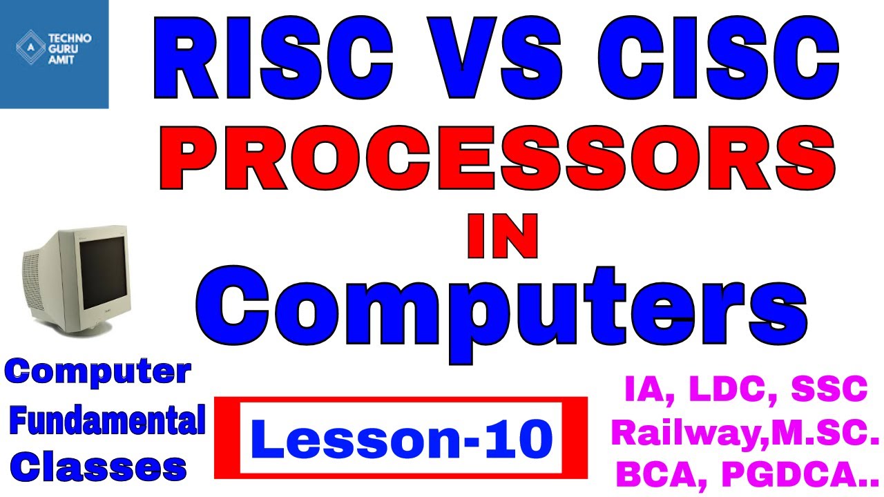 RISC Vs CISC Computer Processors Explained | CLASS 10 - YouTube