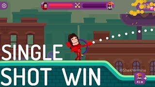 Bowmasters Best Wins Single Shot Win | Android Gameplay