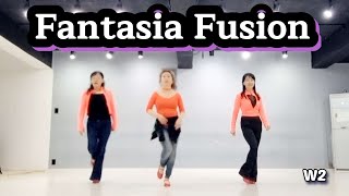 Fantasia Fusion linedance (2nd uproad) / 판타지아 퓨전 /중급 /CBA4LDF 2025 / 라틴팝  즐기기