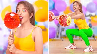 HOW TO SNEAK FOOD INTO THE GYM || Cool Sneak Food To The Gym Hacks by 123 GO!