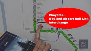 Phayathai. Interchange Of BTS And Airport Rail Link