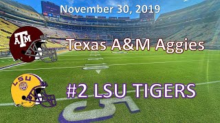 November 30, 2019 - Texas A&M vs #2 LSU