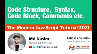 004 | Syntax Structure, Code Block, Comments | The Modern JavaScript Tutorial mp4