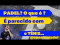 O que é o PADEL? Soneca PADEL