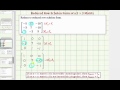 Ex: Write a 3x3 Matrix in Reduced Row Echelon Form (Identity)