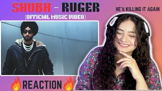 SHUBH~ RUGER (OFFICIAL MUSIC VIDEO) | REACTION | SICARIO ALBUM