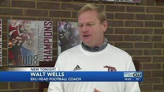 WATCH | EKU Head Football Coach Walt Wells reflects on heart attack 1 year later