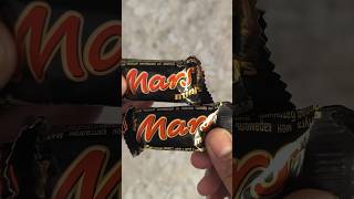 ASMR Mars minis Unwrapping #shorts #chocolate #satisfying #candy #subscribe