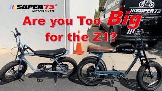 SUPER73: SIZE DIFFERENCE BETWEEN Z1 AND S2/R SERIES