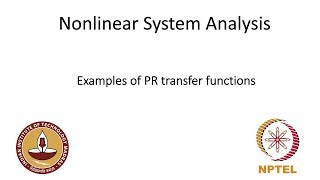 Examples of PR transfer functions