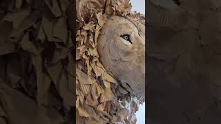 Unique world #viral #art #lion #trending #youtubeshorts #youtube #paper #artist #trendingshorts #1m