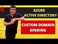 How to bind Custom Domain with Azure Active Directory - In Hindi