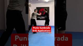 Kali Martial Arts Punio Sumbrada Drill Variations \u0026 Applications #martialart #kali #shorts