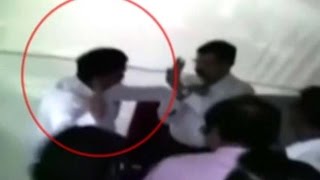 NCP MLA Slaps Government Official | Video Footage