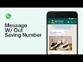 How to Send WhatsApp Message Without Saving Number (2024)
