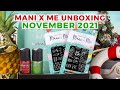 Unboxing NOVEMBER 2021 Mani x Me Nail Stamping Subscription: Tropical Christmas - Maniology LIVE!