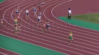 20191013博多の森カーニバル 高校女子4x100mリレー決勝