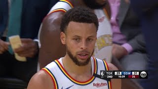 Stephen Curry FIRST BASKET Since Injury - Raptors vs Warriors | March 5, 2020