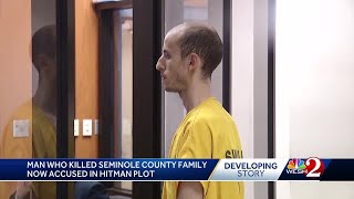 Man who killed Seminole County family accused in hitman plot to murder reality TV star