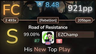 8.5⭐ EZChamp | BABYMETAL - Road of Resistance [Rebellion] +HR 99.08% (#7 921pp FC) - osu!